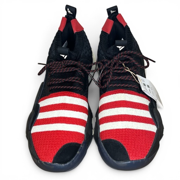 Adidas Trae Young 2 Basketball Shoes Men\'s 10 Red White‎ Black Meilin H06314 NEW main image 4